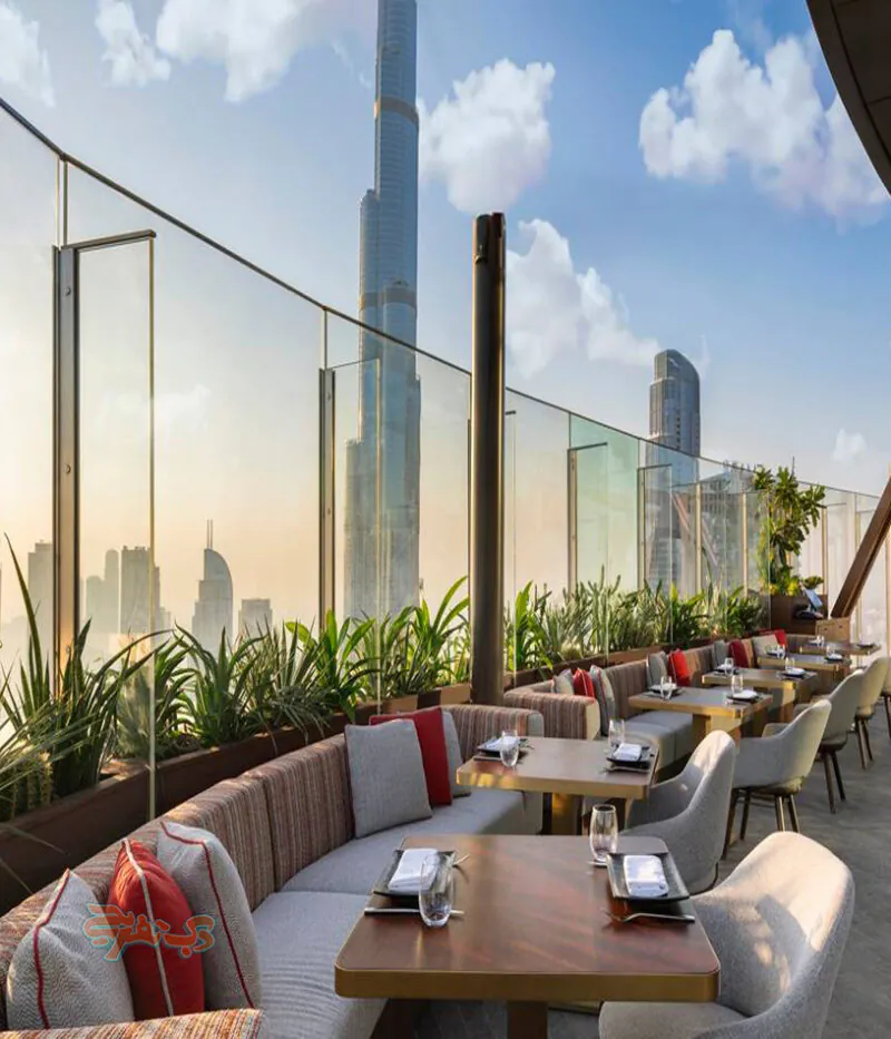 تراس رستوران سلاوی دبی