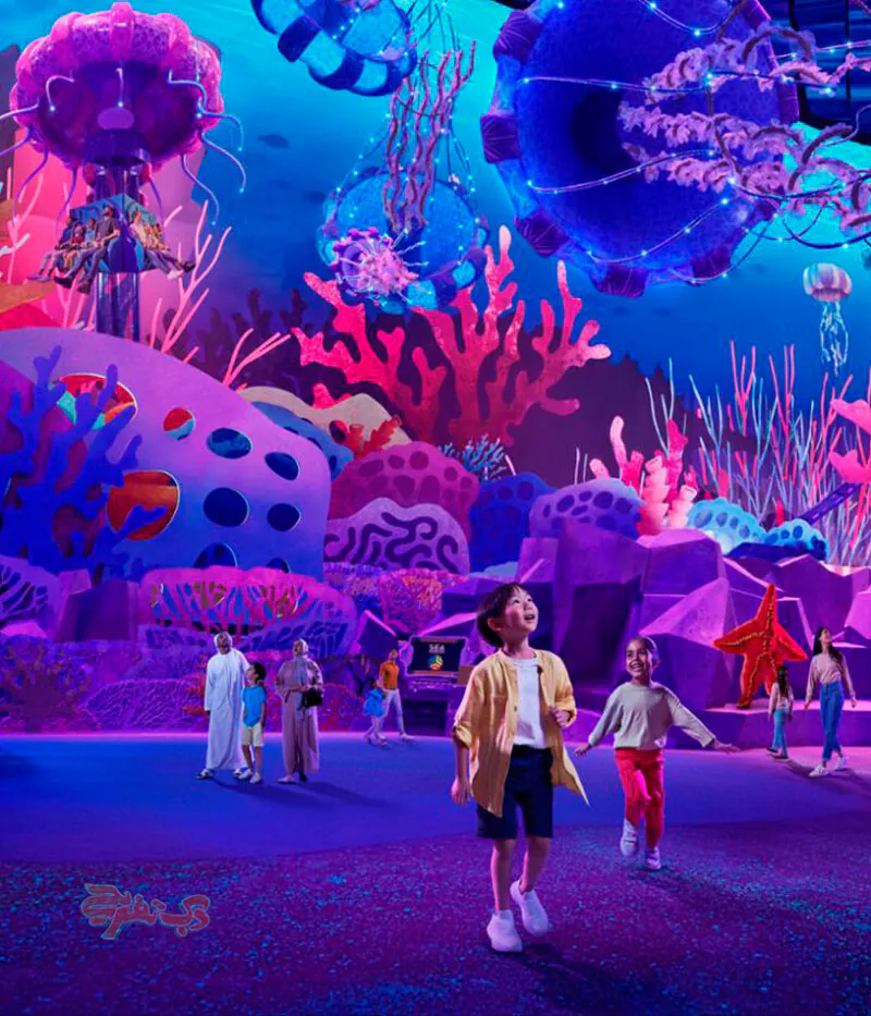 بخش های مختلف مجموعه سی ورلد