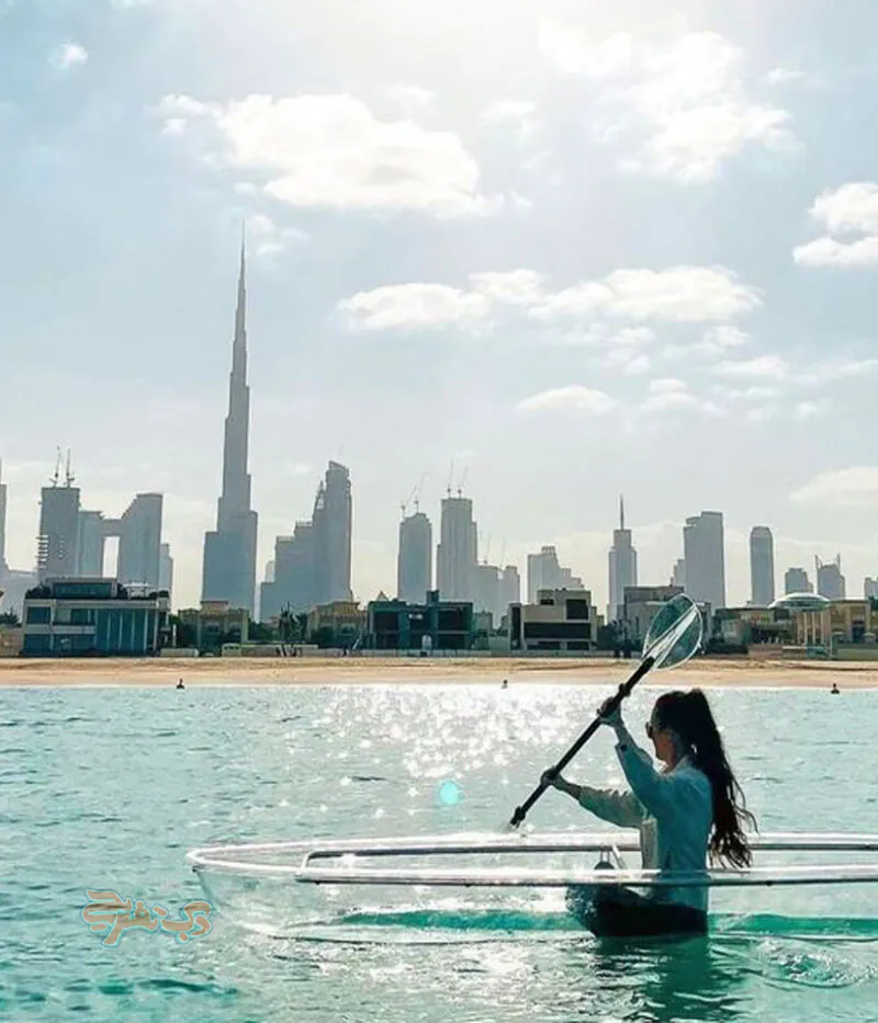 عکس کایاک سواری در دبی