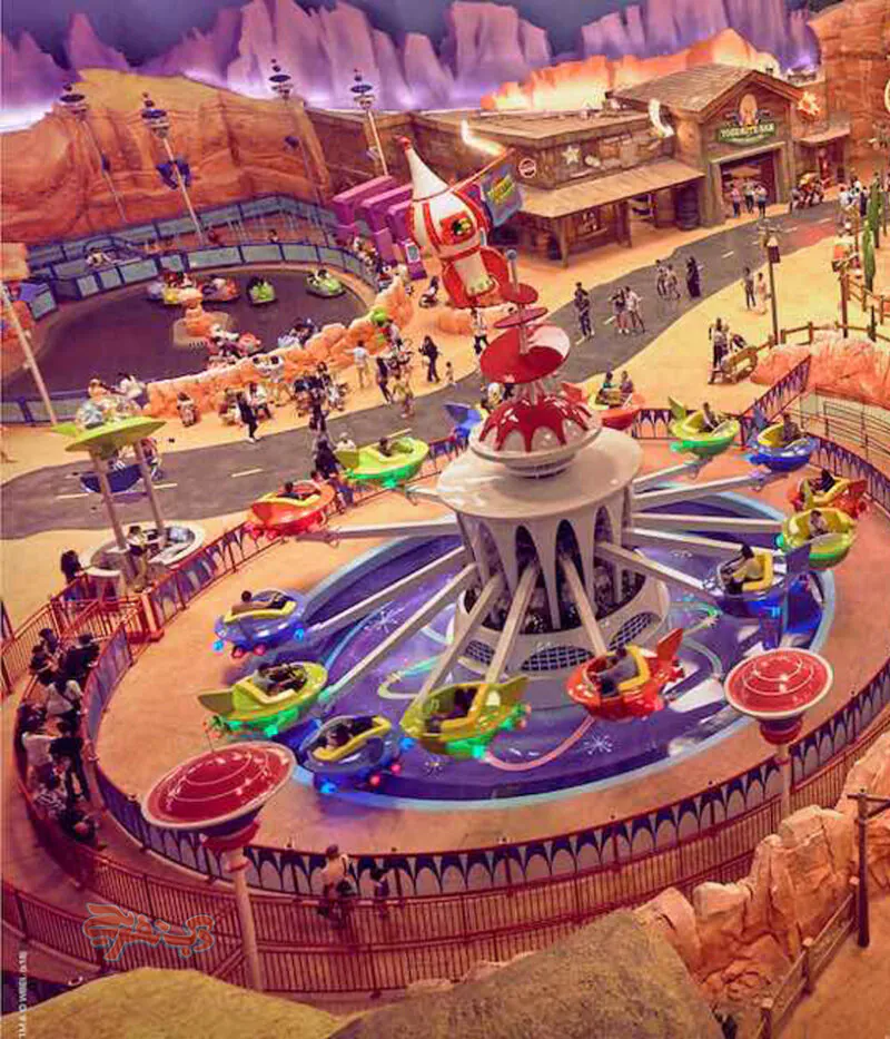 تفریحات پارک برادران وارنر ابوظبی