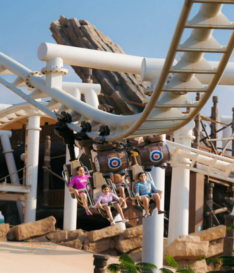 سواری های پارک آبی یاس ابوظبی