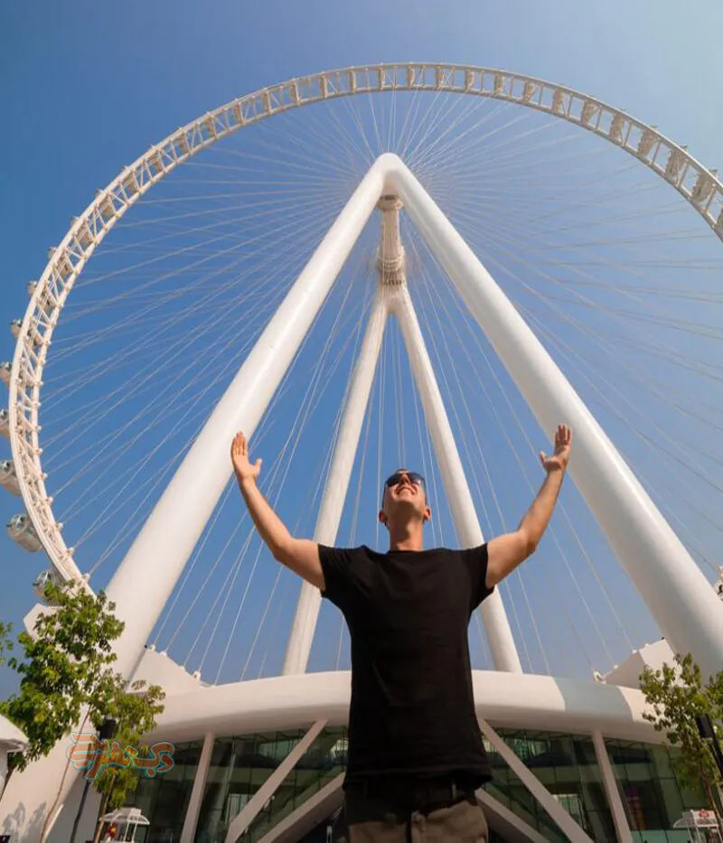 عکس چرخ و فلک عین دبی