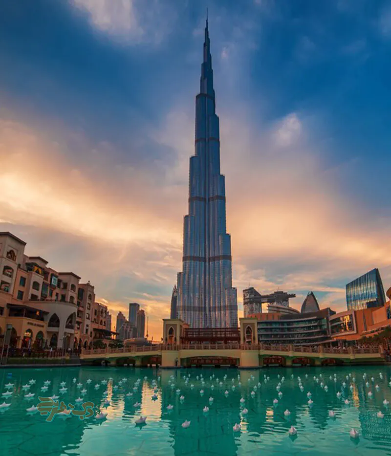 برج خلیفه در گشت شهری دبی