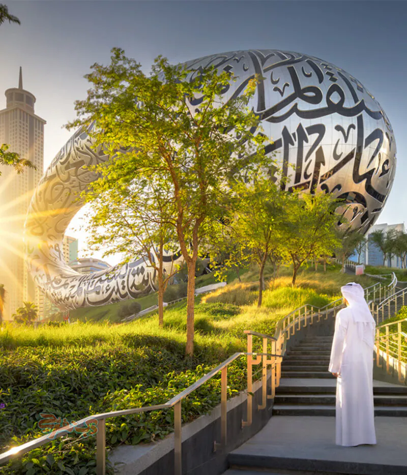 نمای بیرونی موزه آینده دبی