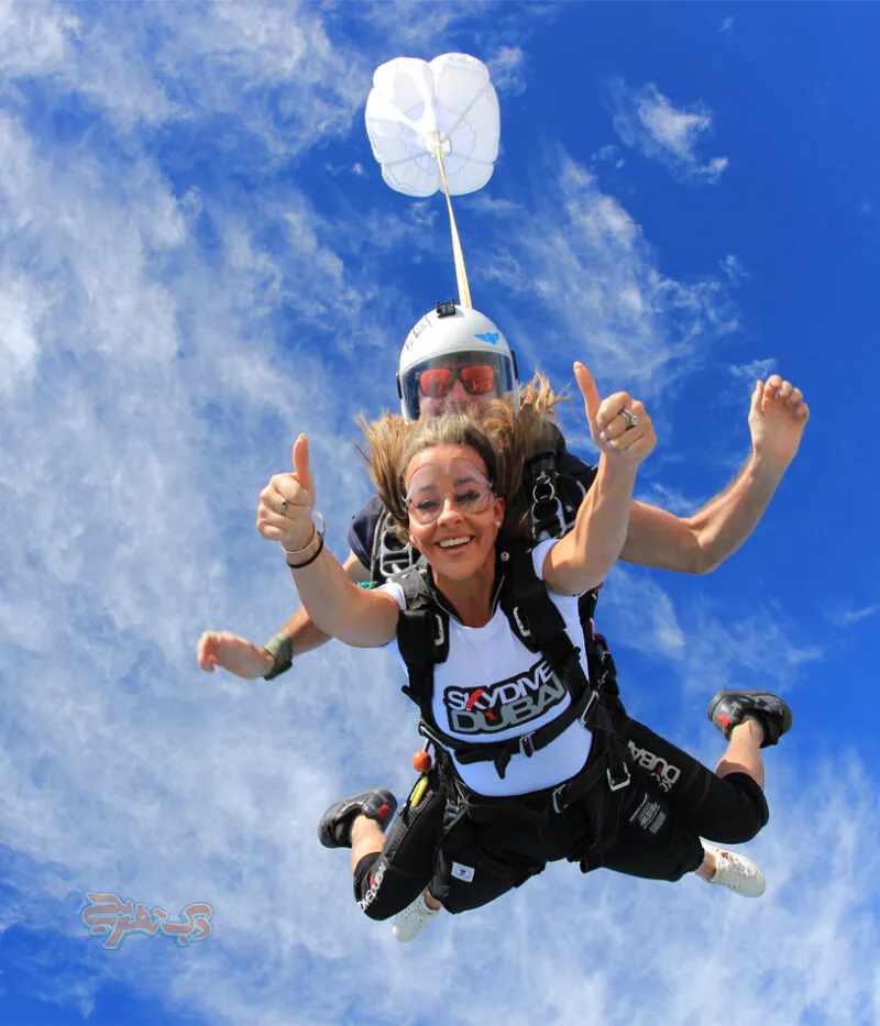 عکس اسکای دایوینگ دبی