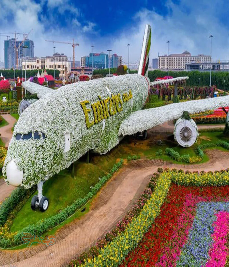 امکانات باغ گل دبی