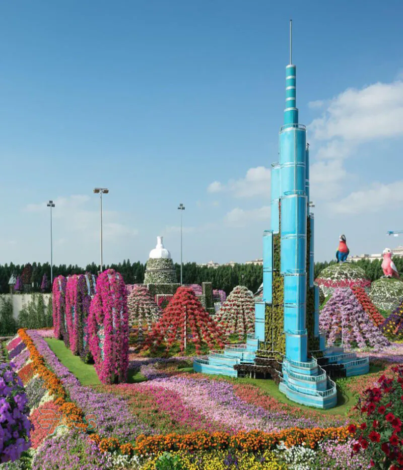 عکس های باغ گل دبی