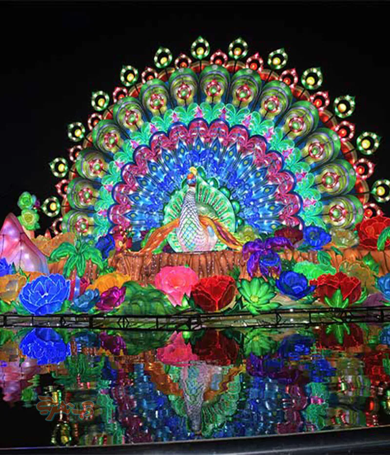 گاردن گلو دبی در شب