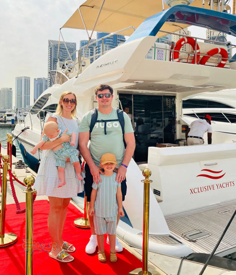 فرش قرمز در تور کشتی کروز اکسکلوسیو دبی