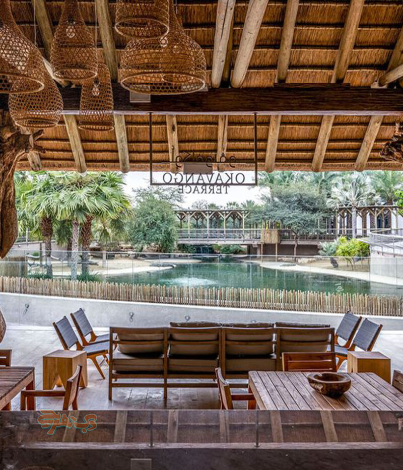 کافه در پارک کروکودیل دبی