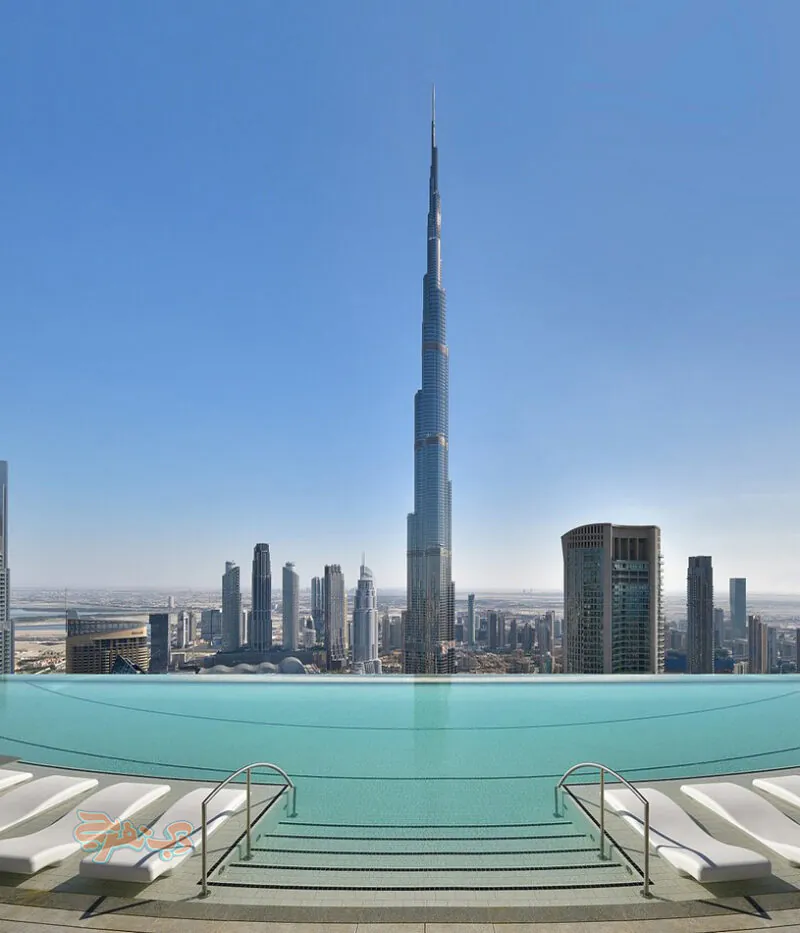 امکانات استخر اسکای ویو آدرس دبی