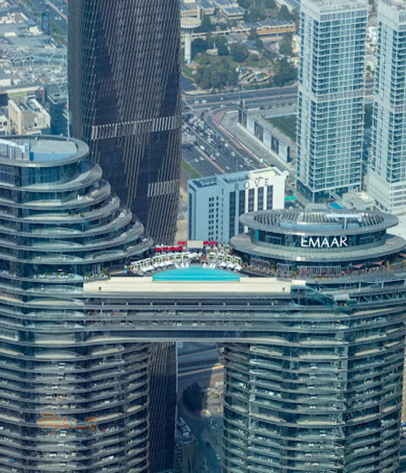 هزینه استخر اسکای ویو آدرس دبی