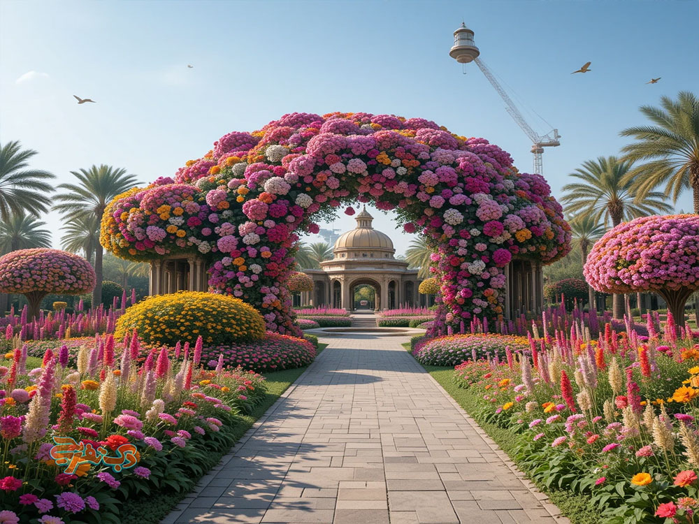 ساعت بازدید باغ گل در دبی