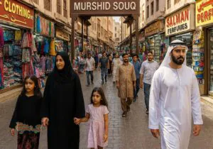 بازار مرشد دبی؛ بهشت خرید پوشاک و اجناس متنوع