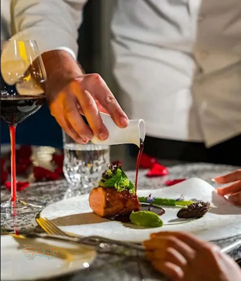 منو رستوران اتمسفر دبی