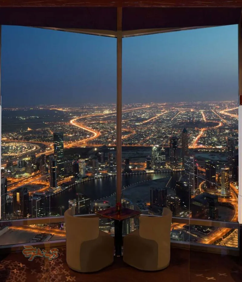 امکانات رستوران اتمسفر دبی