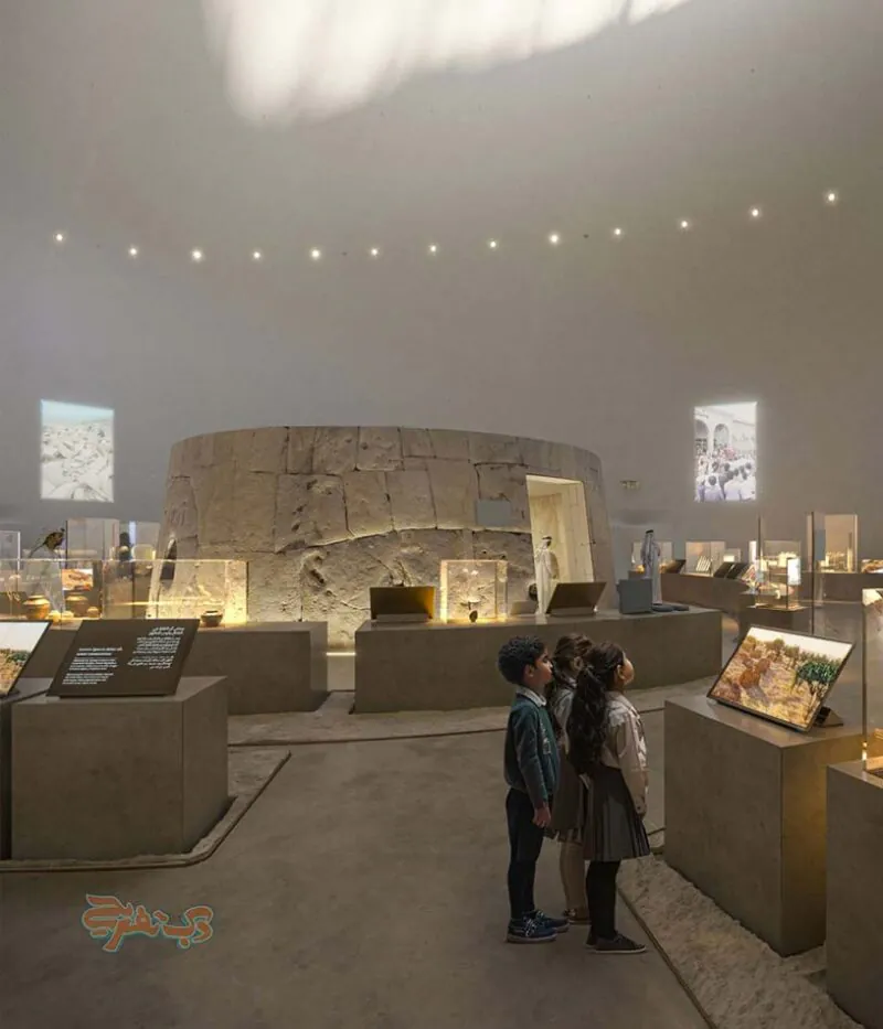 ورودی موزه ملی زاید در ابوظبی